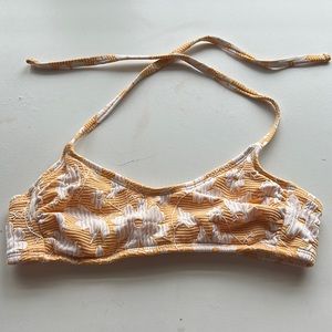 Floral Tie Bikini Top
